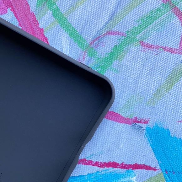 iPhone XS Max Case Pink Blue Leopard Print Cover - Picture 3 of 4